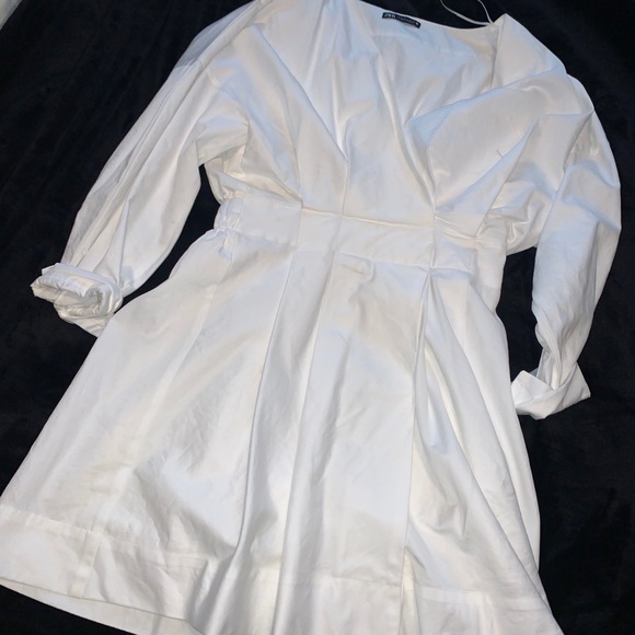 Zara white dress
